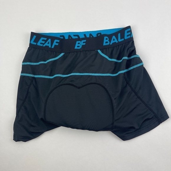 Baleaf Bicycle Shorts Mens Large Black Padded Compression - Picture 8 of 8